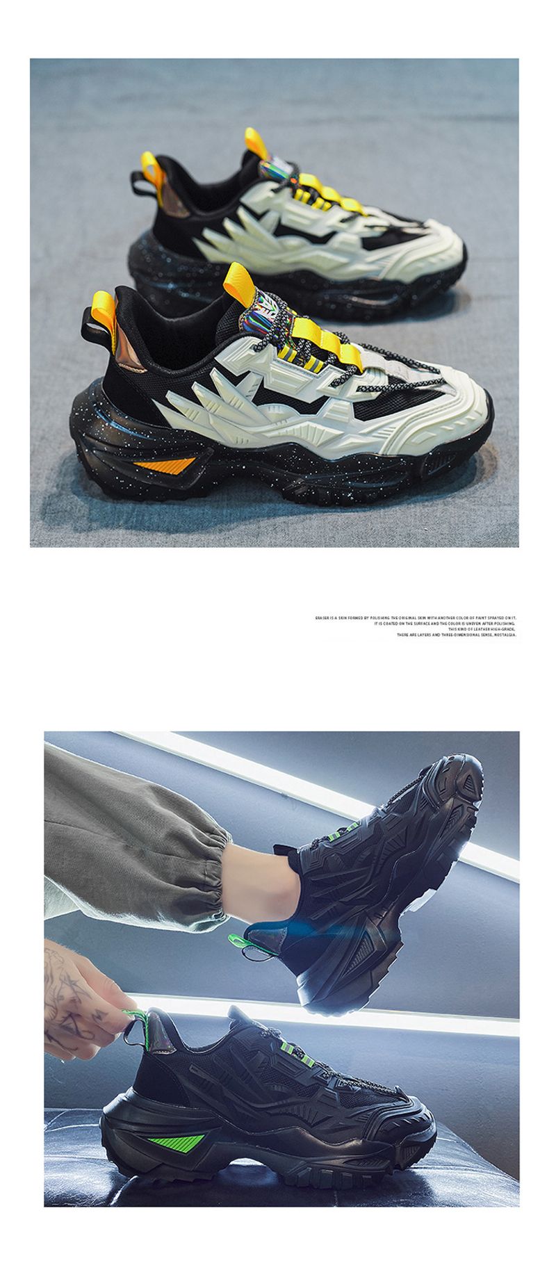 Men's spring new mesh sports men's running leisure shoes, with an increased height inside. Pure black and versatile dad_voghion.com