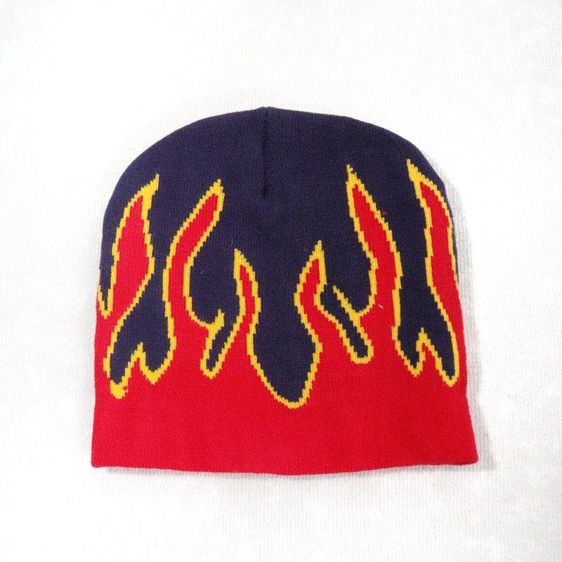 VOOTHOST Unisex Knitted Hat Beanies Goth Tooth Caps Y2k Streetwear Winter Fashion Pullover Vintage Warm Hip Hop Hats_voghion.com