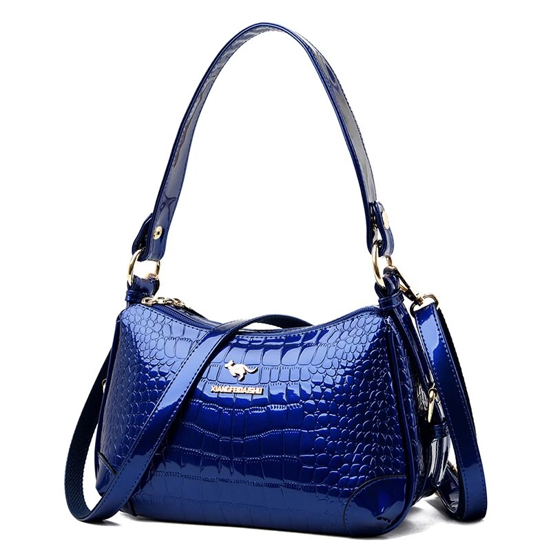 Designer Pu Leather Crossbody Bags For Women 2024 Shoulder Messenger Bag Lady Travel Handbags And Purse_voghion.com