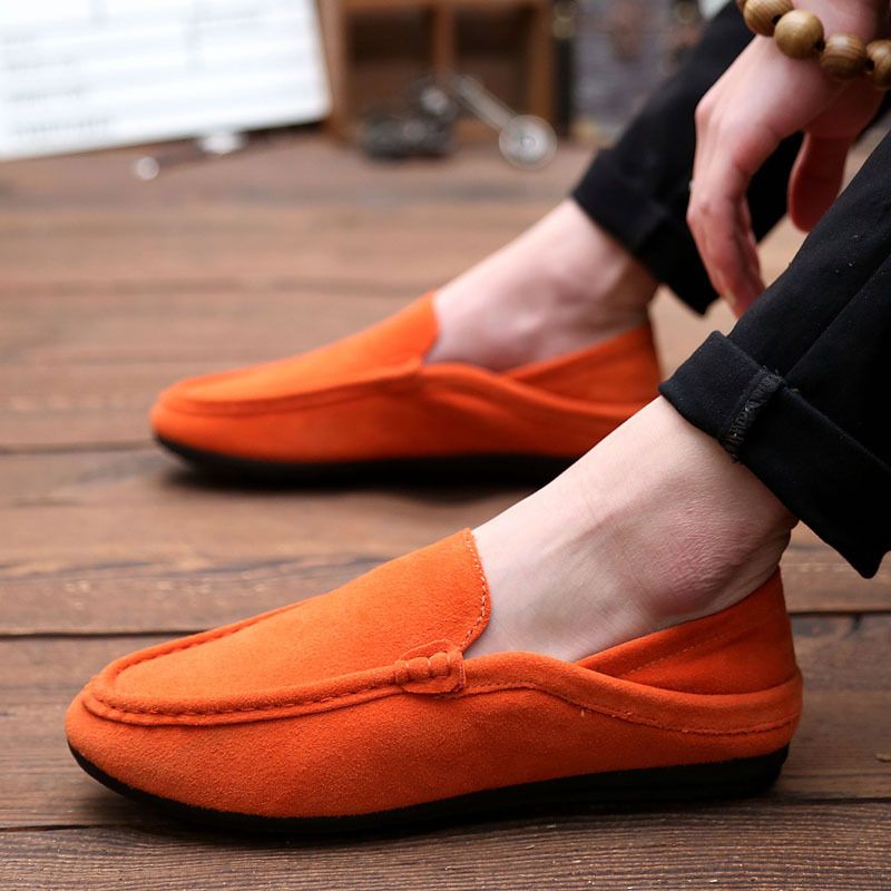 Herren Freizeitschuhe Aus Leder Für Outdoor Und Autofahren_voghion.com