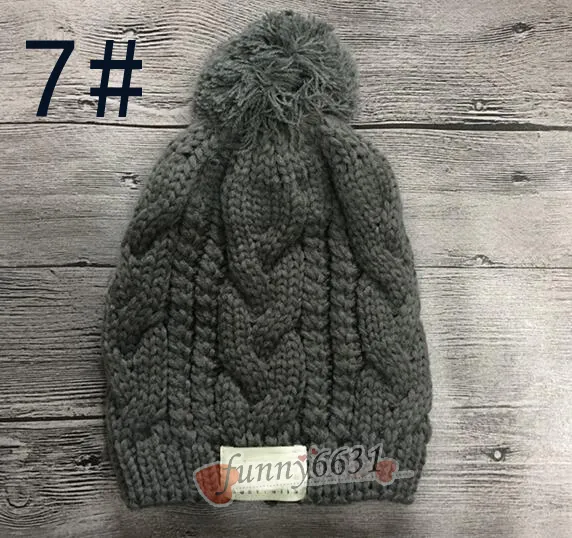 MOQ = 1 PZ Autunno/inverno design del marchio caldo donna e uomo moda berretto lavorato a maglia cappello di lana 8 colori nero rosso spedizione gratuita_voghion.com