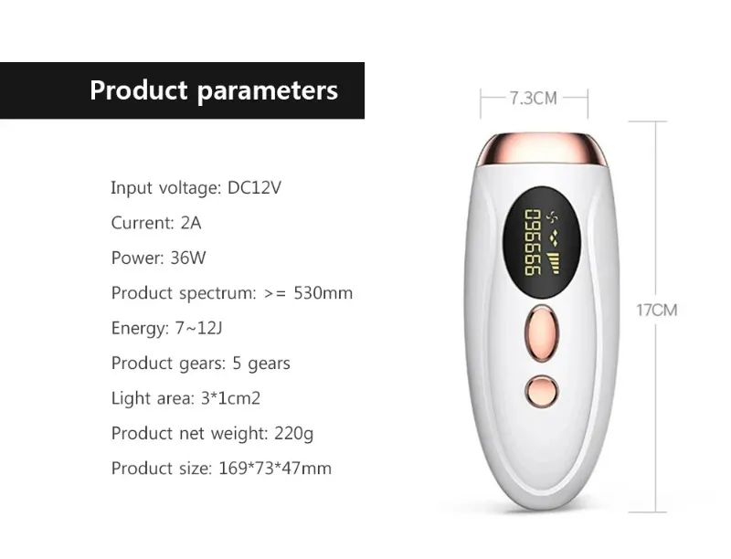 ACZT Quality Goods 990K Flashes IPL - Full Body, Permanent Hair Reduction_voghion.com