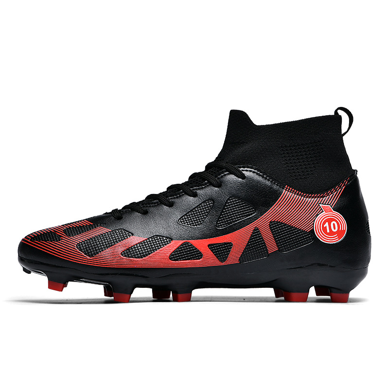High top football shoes Men's long spike broken spike student children's professional training shoes