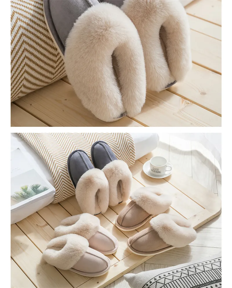 2024s Free Shipping Flat Sandal New Winter Slipper Rubber Slides For Womens Warm Basic Plain Slippers Slip On Sandals_voghion.com
