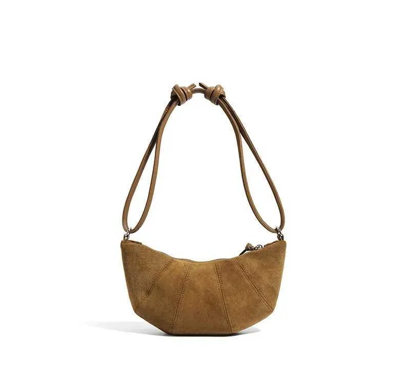 Borsa a spalla croissant da donna - elegante borsa crossbody_voghion.com
