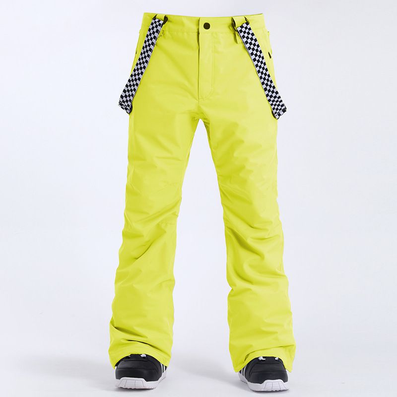 Ski Men's overalls windproof waterproof thick warm adult single and double board sports outdoor ski pants_voghion.com