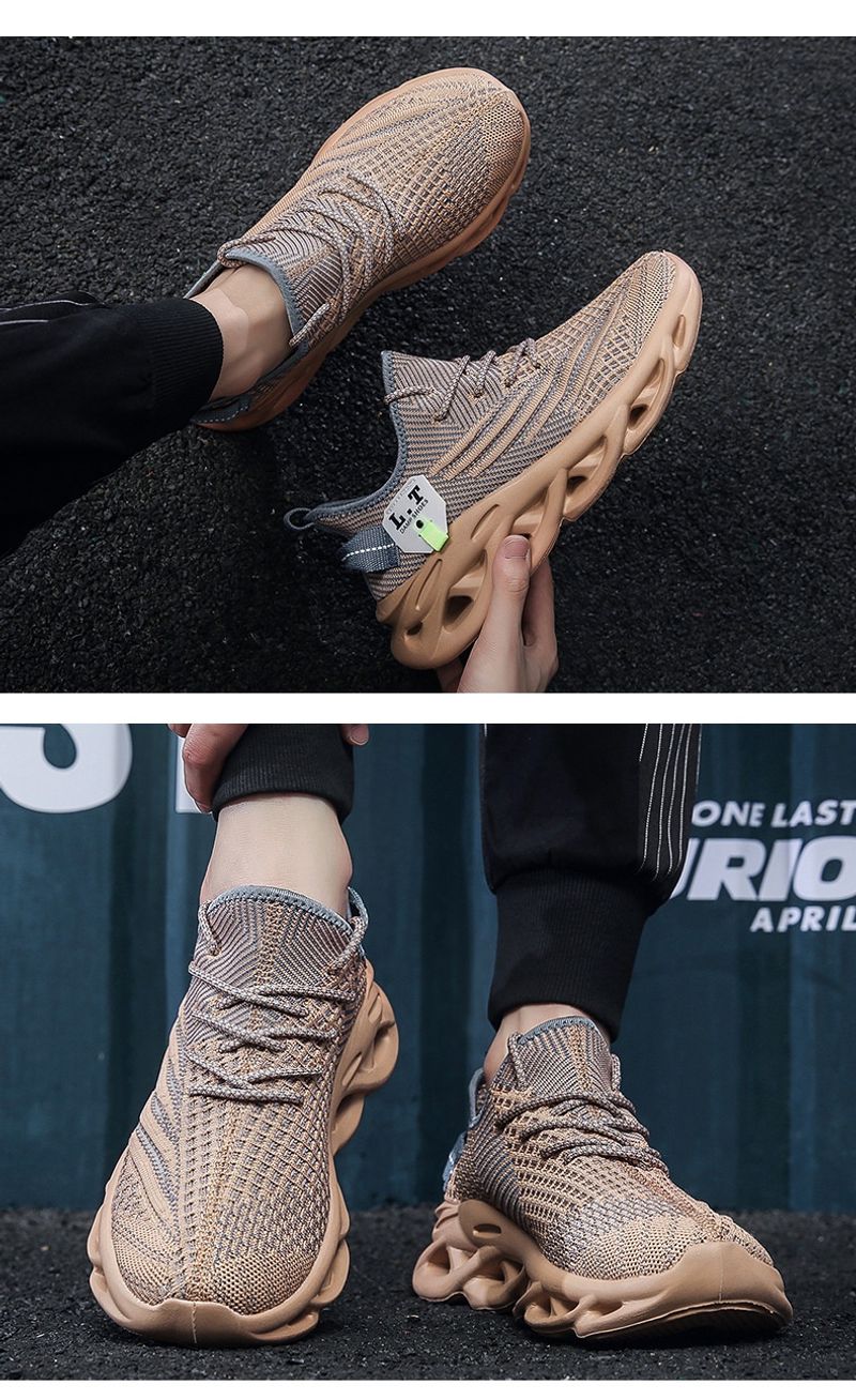 Nuove sneakers casual in mesh Scarpe da corsa grandi con suola traspirante estiva da uomo con tessuto a mosca Fried Dough Twists_voghion.com