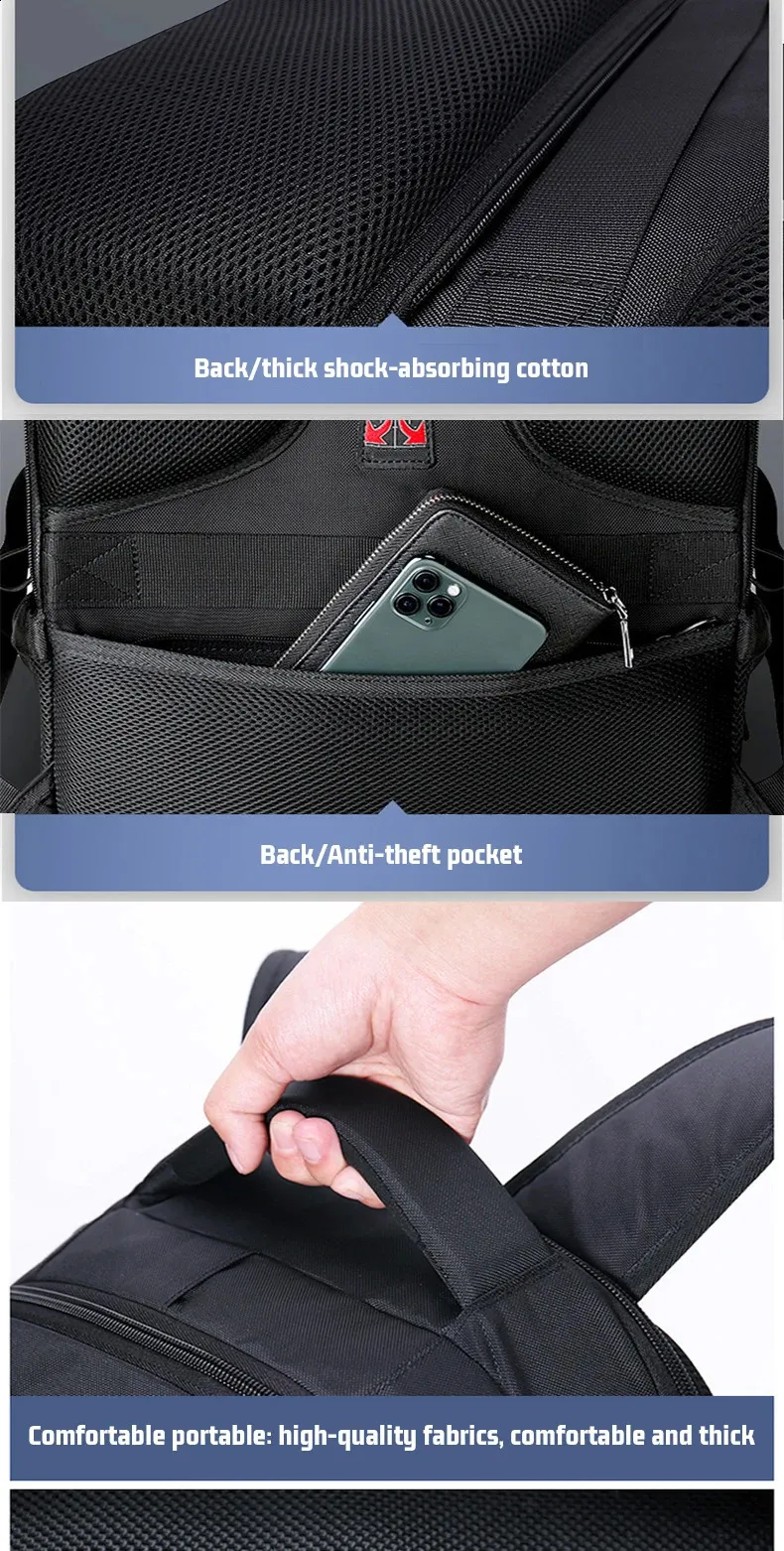 17Laptop For Men USB Port Travel Backpack School Bag Waterproonti Theft Backpacks Women Bag Pack Mochila 240726_voghion.com