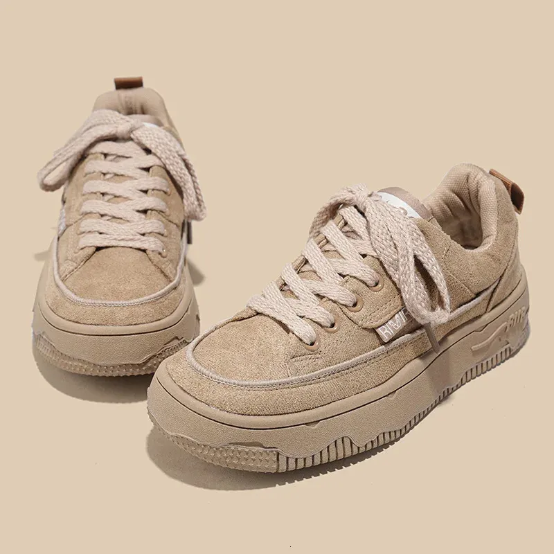 Women Sneakers Platform Shoes New Vintage Platform Versatile School Canvas Korean Casual Dissoing Bottom Shoes 240607_voghion.com