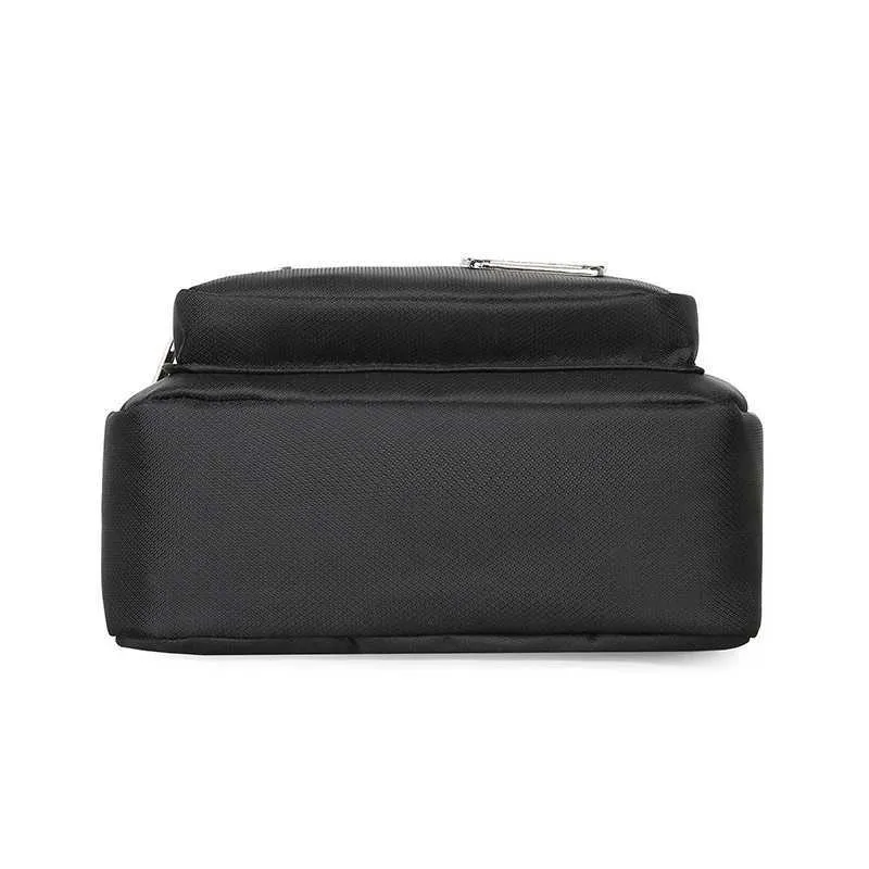 Four Layer Zipper Waterproof Single Shoulder Messenger Business Bag WalletC241106_voghion.com