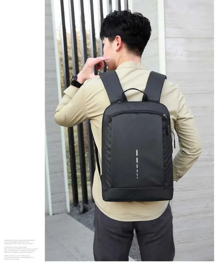 Sac à dos ultra léger et imperméable pour homme, sac à dos élégant pour ordinateur portable 15,6 pouces C241011C241011_voghion.com