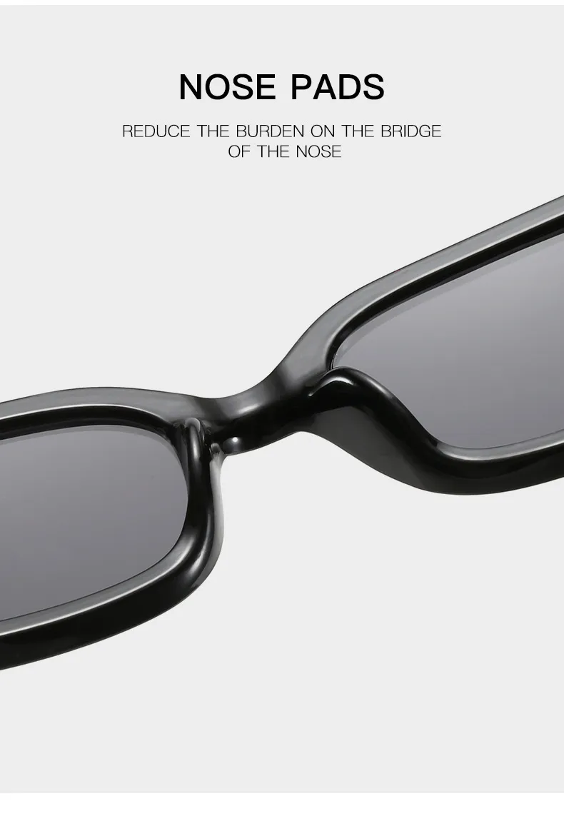 Retro Rectangle Sunglasses For Women Vintage Designer Style_voghion.com