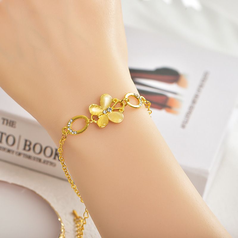 Neu Rose Gold Einfache Wer Schmetterling Frauen Tragen Armband Stil Schmuck Fabrik Direkt_voghion.com