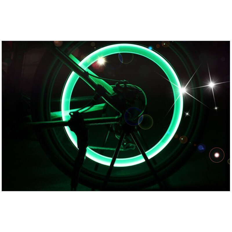 [Automatikus éjszakai fény] Kerékpáros felszerelés Fluoreszkáló rúd Indukciós szél tűz kerékmag légszelep kerékpár hegyi kerékpár_voghion.com