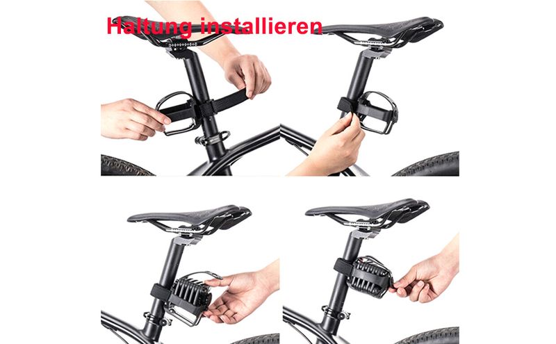 ROCKBROS Bicycle Chain Folding Lock + Holder DHL_voghion.com