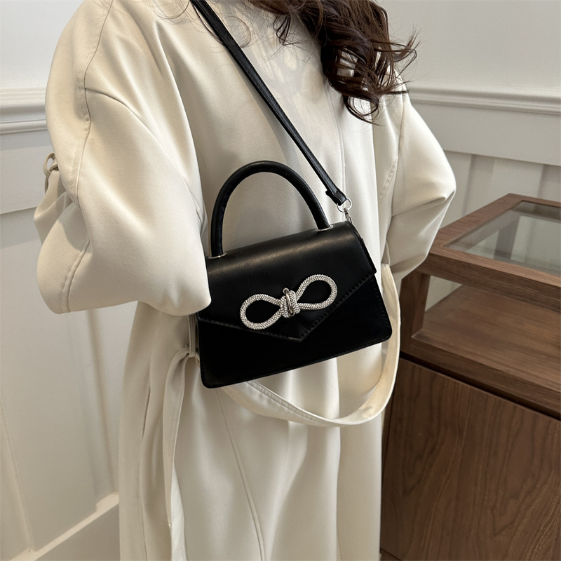 Elegante borsa a tracolla da donna con fiocco - versatile handbag_voghion.com