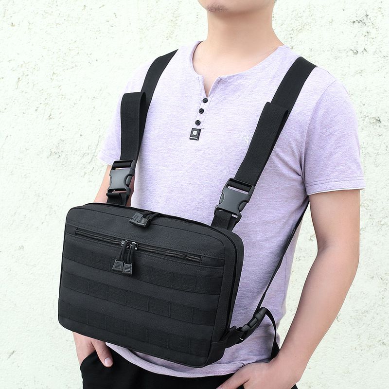 Neue multifunktionale taktische Brusttasche Herren zum Aufhängen, Umhängetasche, Einkaufstasche, trendige Umhängetasche_voghion.com