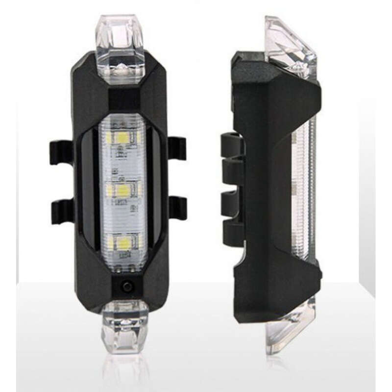 Velosipēda USB uzlādes elektriskais nakts kalnu velosipēds, āra riteņbraukšanas aprīkojums, aizmugurējie aizmugurējie lukturi, brīdinājuma gaismas_voghion.com