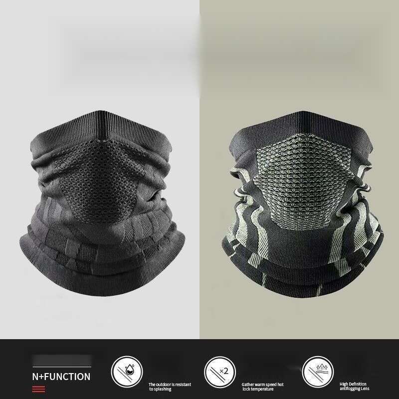 Cycling Warm Mask, Scarf, Wint Windproof Skiing Breathable Face Protection, Motorcycle Men's And Women's Cold Neck_voghion.com