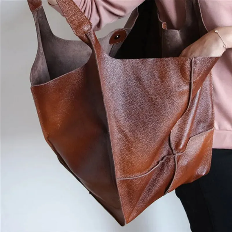 Borsa a tracolla grande in pelle PU da donna, borsa da lavoro, borsa a tracolla morbida, borsa oversize da donna, bolsa feminina_voghion.com