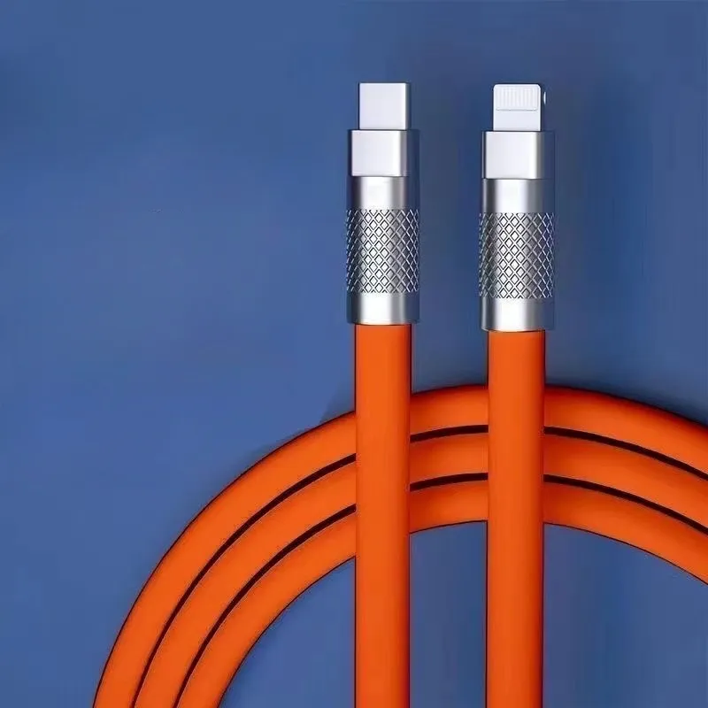 120w Fast Charge High Quality 1M 2M Lighing USB Type-C Charging Cable Fast Charging Micro For IPhone Android Mobile_voghion.com