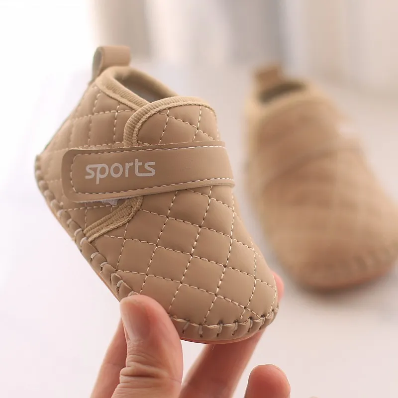 Newborn Booties Baby Socks Girl Boy Winter Warm Cute Happysteps Toddler Prewalkers Soft Infant Crib Crawl Shoes_desvips.com