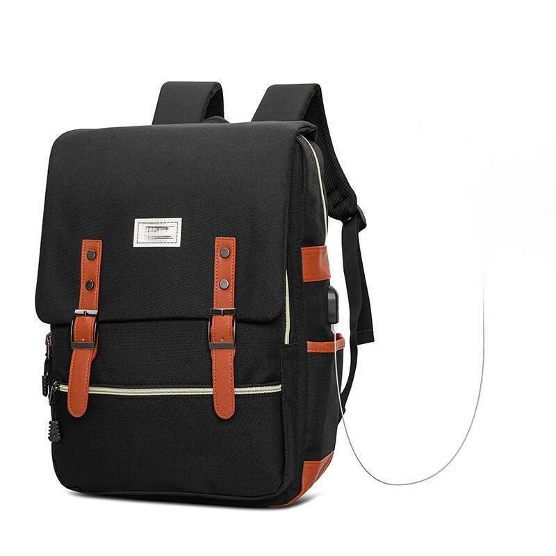 New Large Capacity USB Charging Business Fashion Computer Backpack_voghion.com
