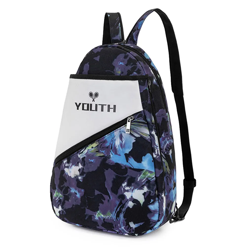 Sac à dos Oxford pour raquette de tennis, grande capacité, sacs de sport de badminton, multifonctionnels, résistants à l'usure, avec fermeture éclair, pour l'extérieur_voghion.com