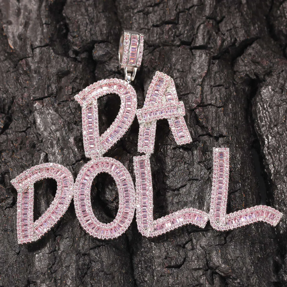 DIY Designer Hip Hop Letter Necklace Fashionable Dia Inlaid Ddiigital Splicing Sweater Chain Tcrendy Brand Unique_voghion.com