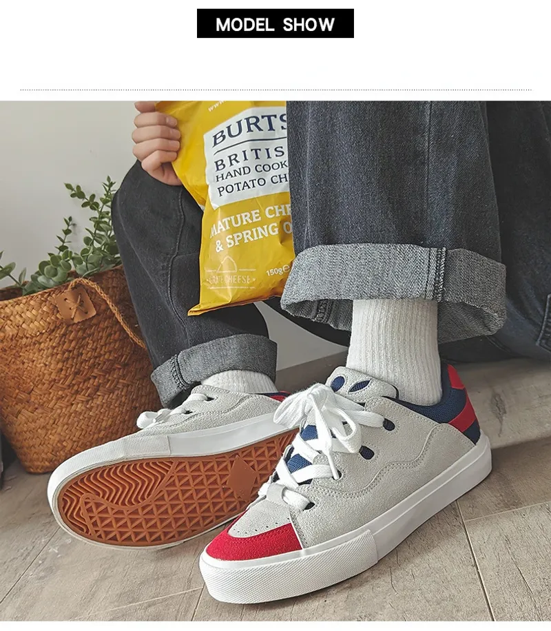 Par platnenih spomladanskih retro modnih moških in ženskih dihajočih ravnih čevljev za zunanjo ulico in športne priložnostne čevlje_voghion.com