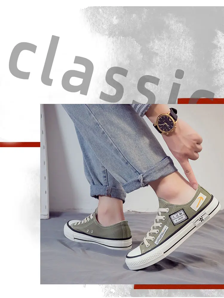 Casual Canvas Shoes For Men Lightweight Versatile Trainers_voghion.com