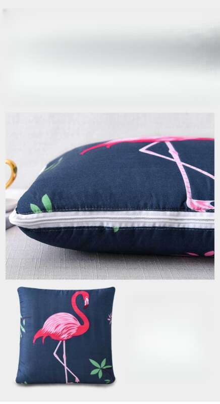 Steppdecke, Doppelverwendbares Nickerchenkissen Für Das Büro Im Frühling Und Sommer, Geschenkkissen, Zusammenklappbare Multifunktion_voghion.com