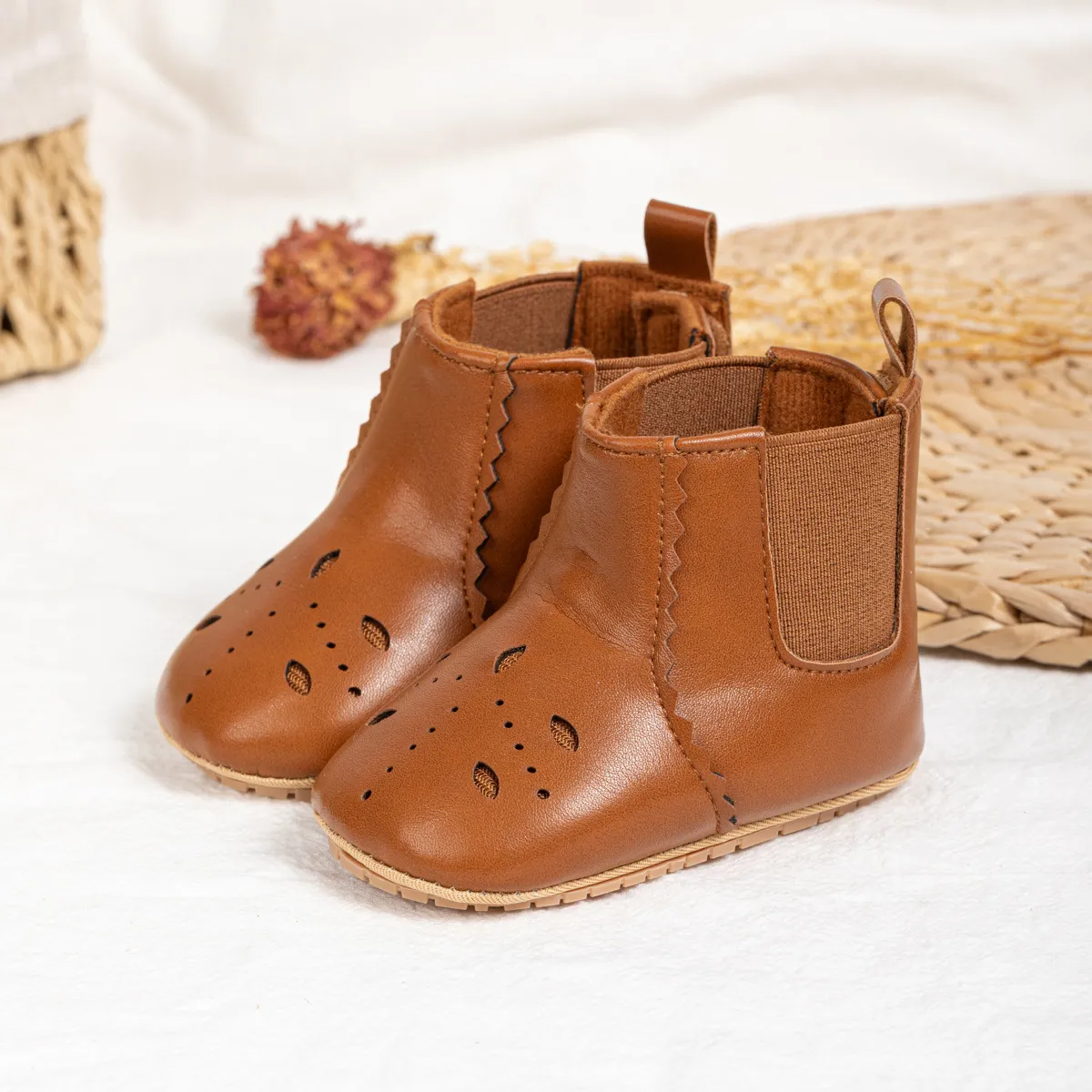 Botas novas da moda para bebês e crianças pequenas, fofas, de alta qualidade, sola antiderrapante de PU macio, primavera e outono, 0-18 meses, recém-nascido_voghion.com
