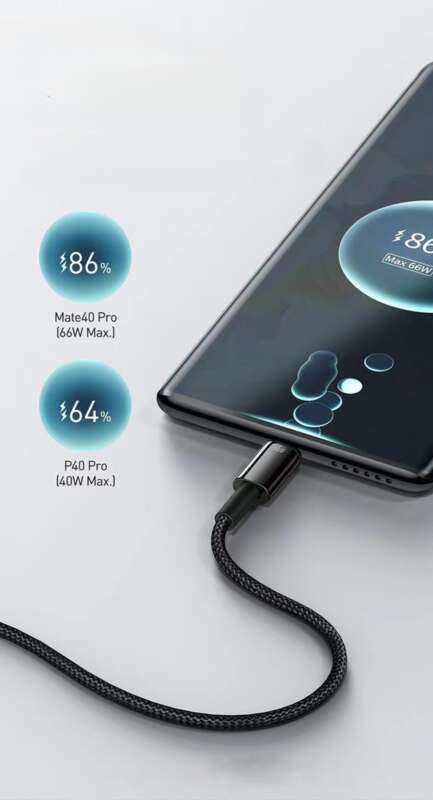 6A adatkábel Huawei Vivo mobiltelefonhoz, TypeC Honor gyors töltőkábel, fonott vezeték, új autómodell_voghion.com