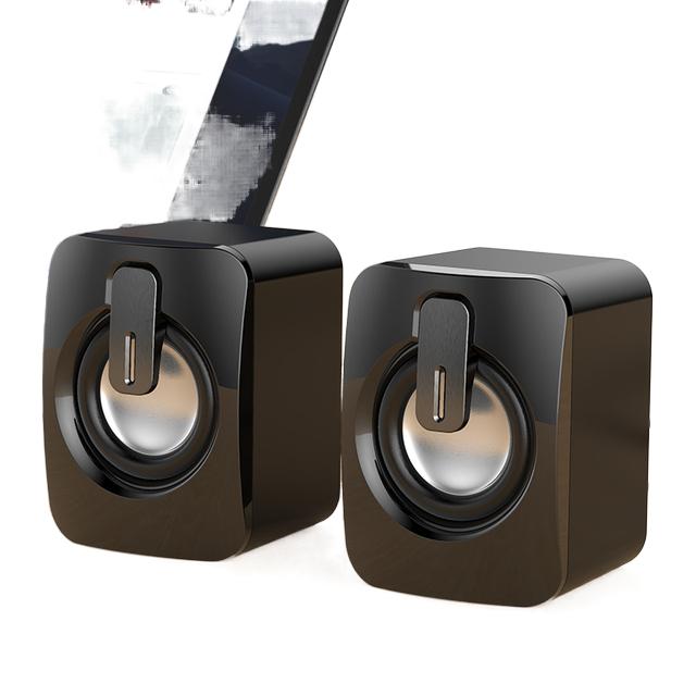 Mini Computer Speaker USB Wired Speakers 3D Stereo Sound Surround Loudspeaker For PC Laptop Notebook Not bluetooth Loudspeakers_voghion.com
