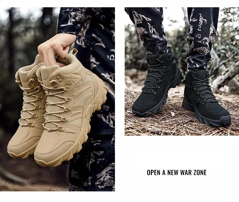Tactical Combat Training Boots For Hiking And Outdoor Activities_voghion.com