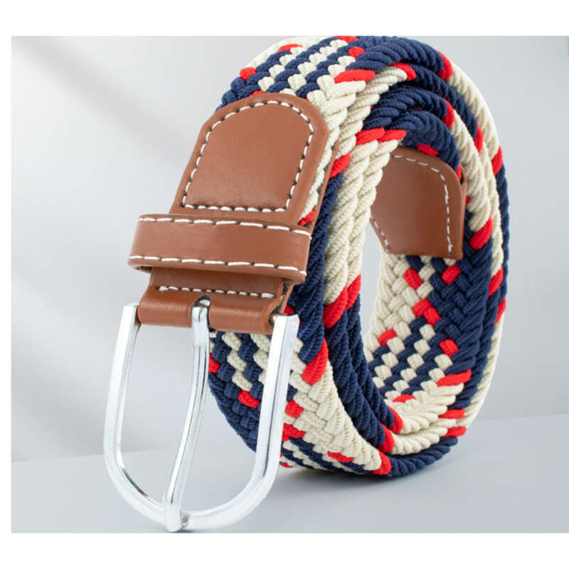 Web Famous Men's Canvas And Women's Korean Elastic Waistband_voghion.com