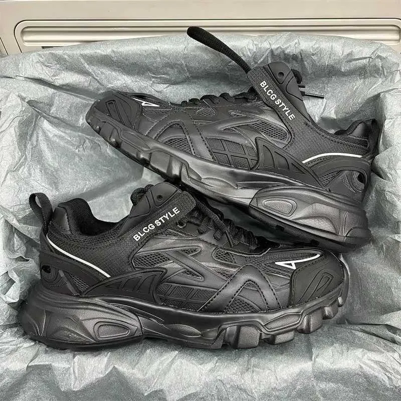 Size 41 42 Womens Casual Sports Men Stylish Brand Design Ladies Chunky Sneakers Thick Sole Tennis Shoes 43 44 Big_voghion.com