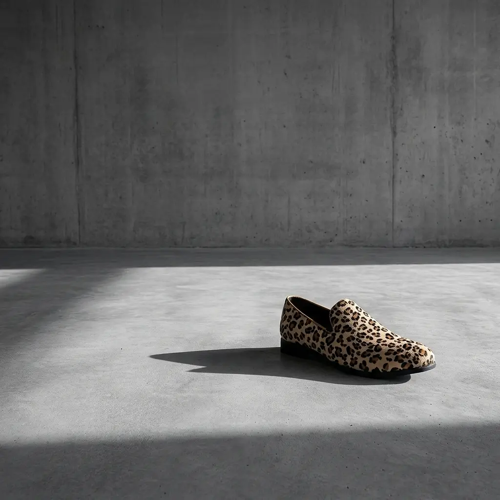 Herren Slipper Mit Leopardenmuster Rutschfeste Freizeitschuhe_voghion.com