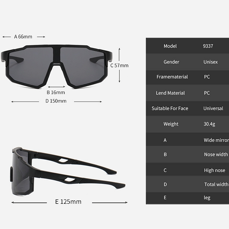 VOOTHOST Nye UV400 Cycg Solbriller Sport Løb Fiskebriller MTB Cykelbriller Mænd Kvinder Road Bike Eyewear VB119_voghion.com