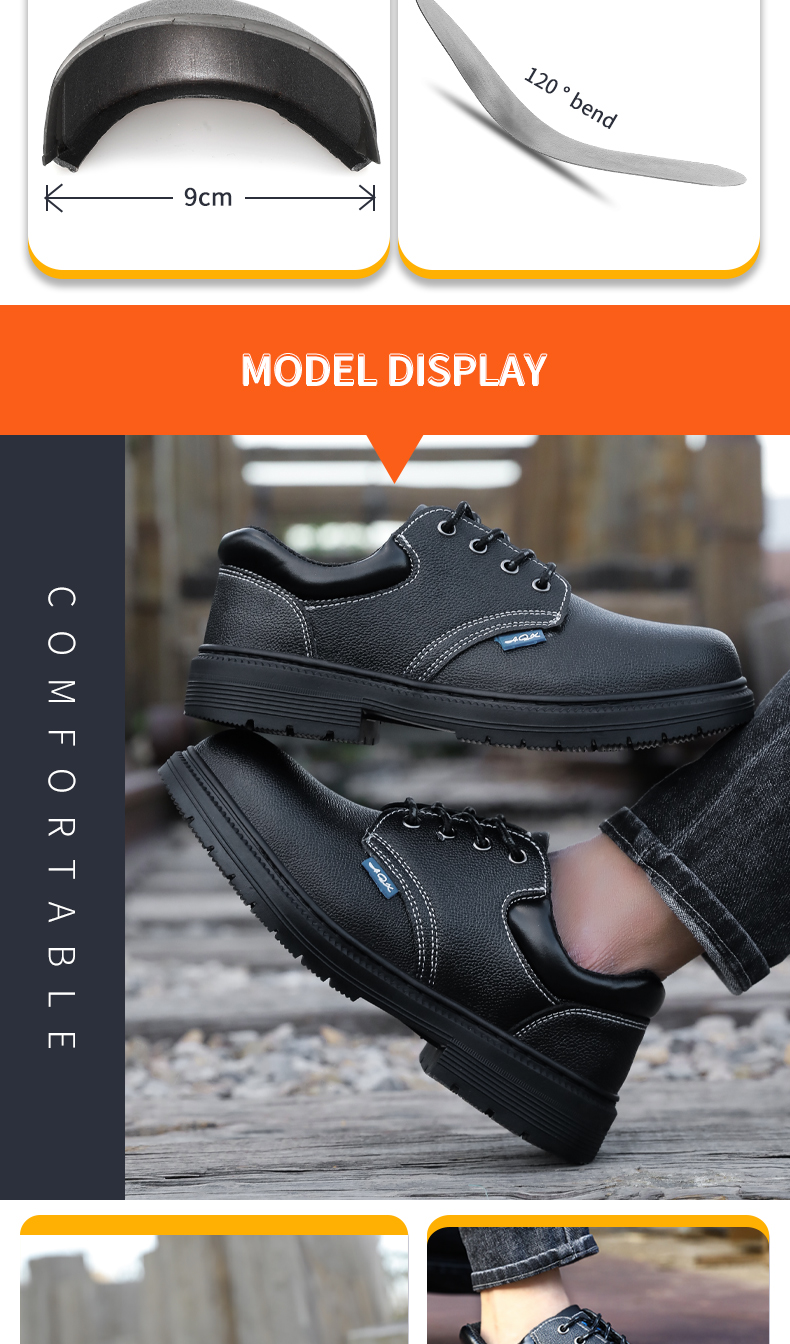 Buty robocze GUYISA z metalowym noskiem, odporne na rozbicie i przebicie, wodoodporne, rozmiar 35-47_voghion.com