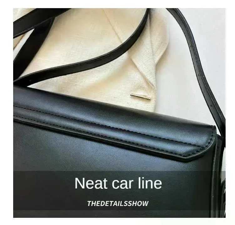 Vintage leather cross body bag suitable for warm 2024 designer Fem small flip cover sole armpit pocket handbag and_voghion.com