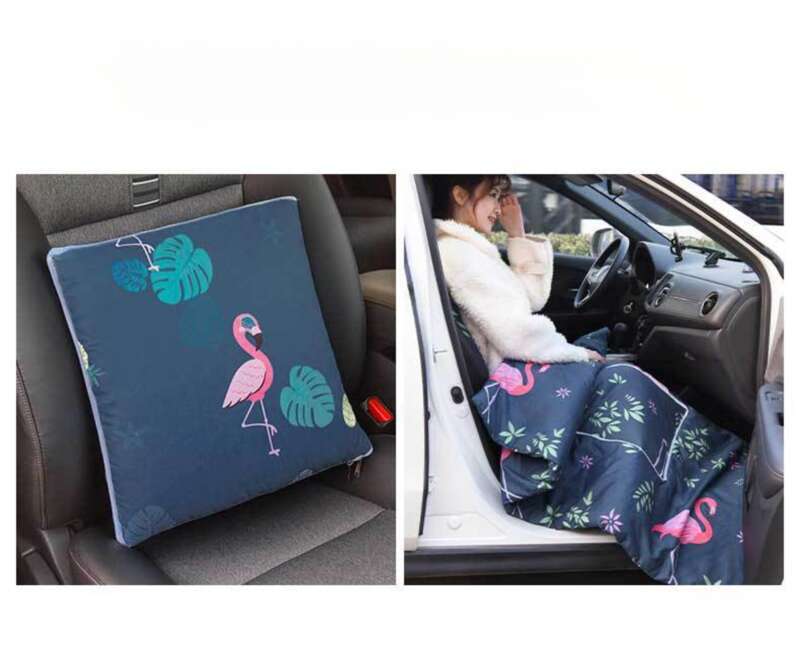 Steppdecke, Doppelverwendbares Nickerchenkissen Für Das Büro Im Frühling Und Sommer, Geschenkkissen, Zusammenklappbare Multifunktion_voghion.com