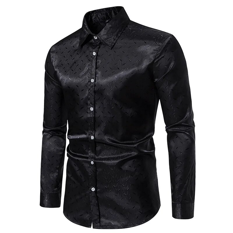 Neu Herren Langarm Button-Down-Hemden mit regulärer Passform, knitterfreies Freizeithemd mit Kragen_voghion.com