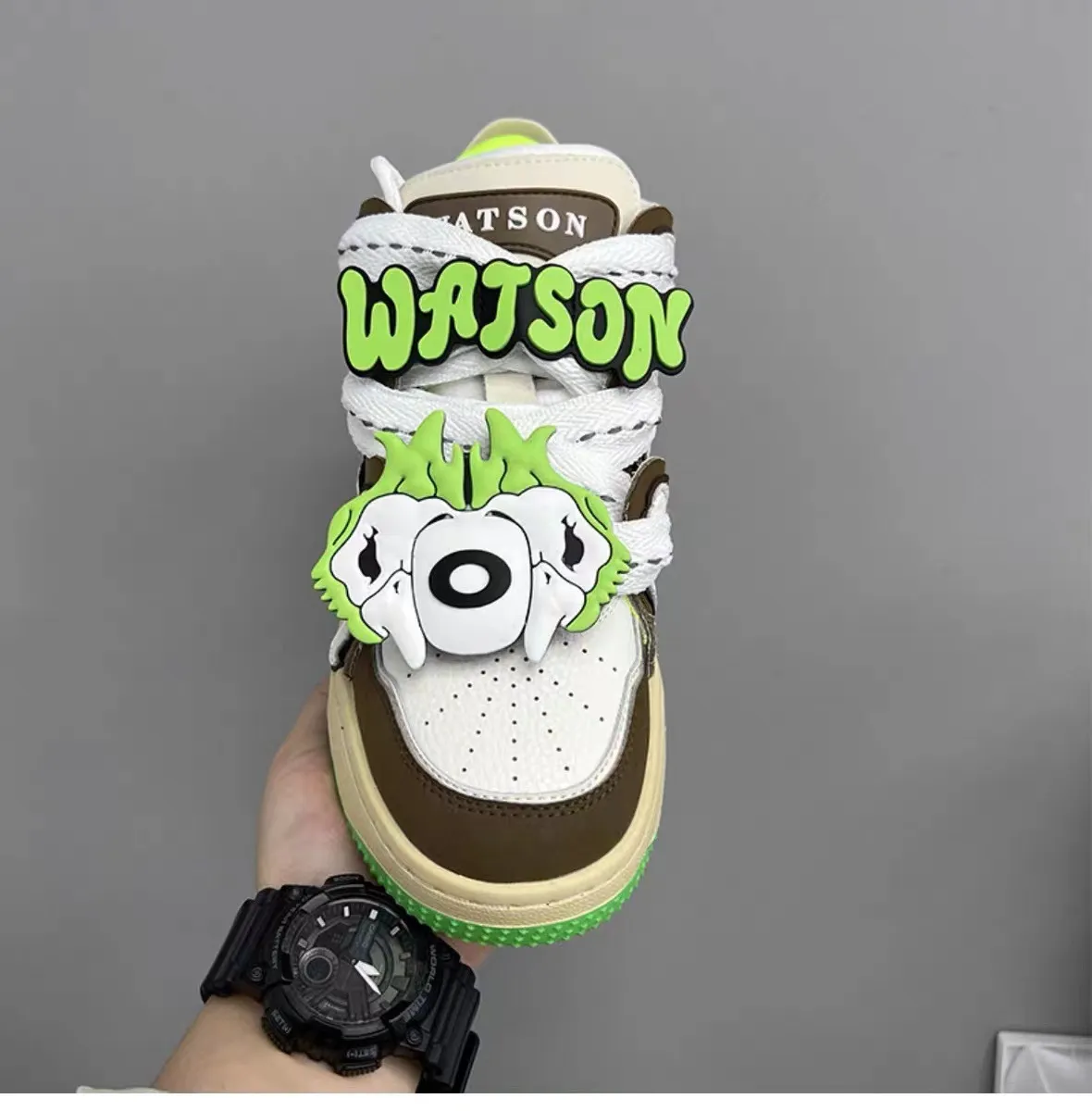Thick Soled Round Toe Sponge Cake Couple Style Sneakers With Breathable Mh Comfortable And Versatile Casual Sports_voghion.com