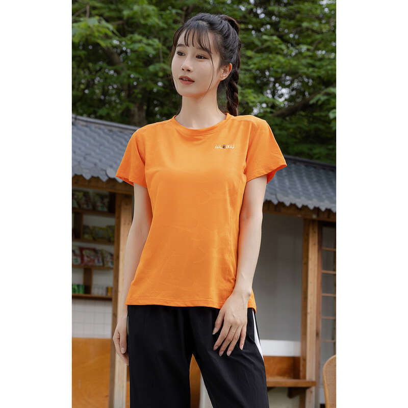 Quick T-shirt For Women In Summer, Short Sleeved Running, Stretch Hiking, Fitness, Loose Fitting Mountaineering Clothes,_voghion.com
