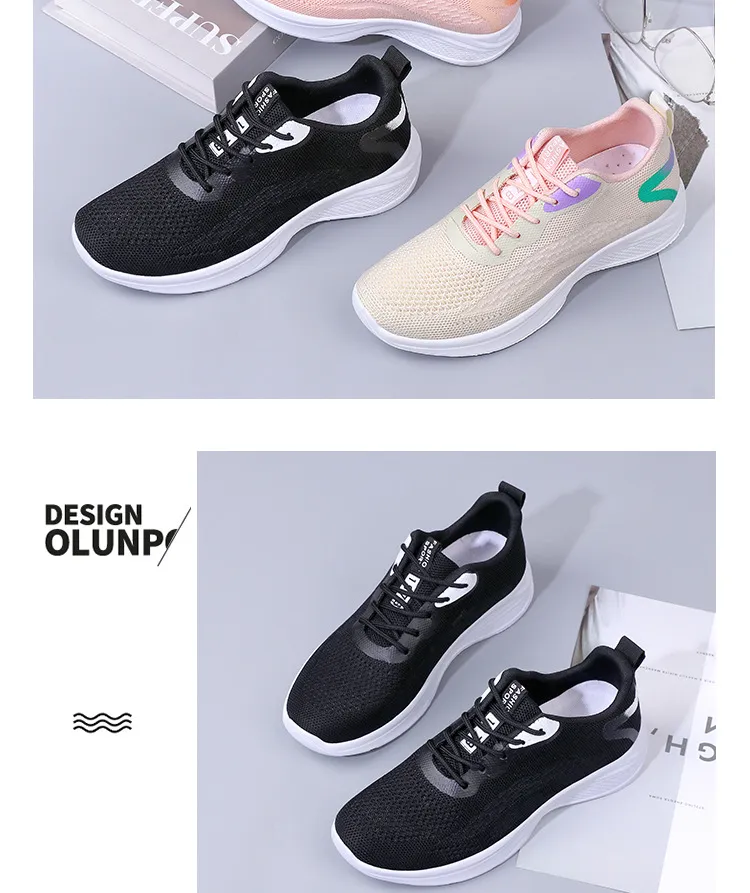 Comfortable Breathable Mesh Running Shoes For Women Lightweight_voghion.com