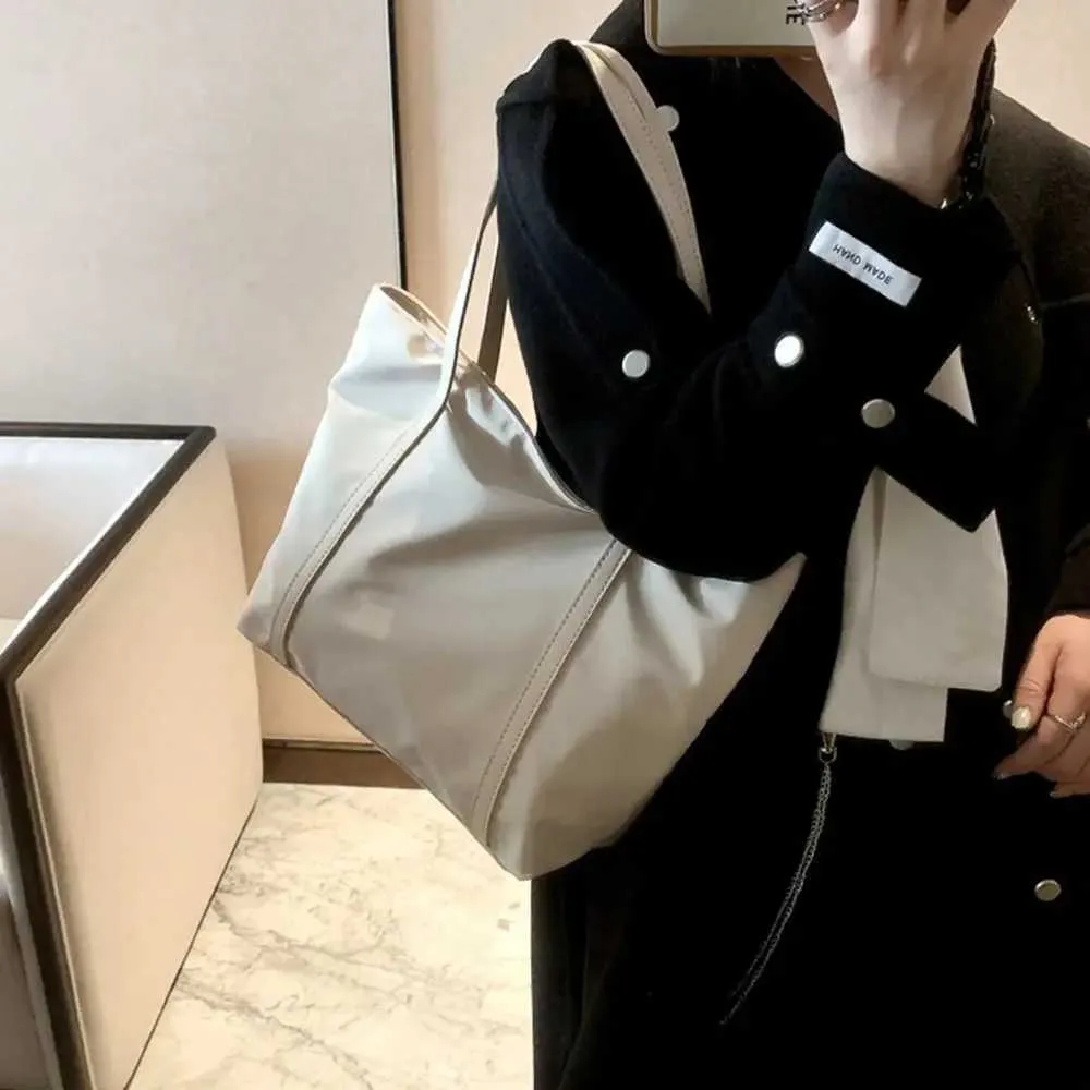 Elegant Tote Bag Shoulder Handbag Oxford Fabric Large Capacity_voghion.com