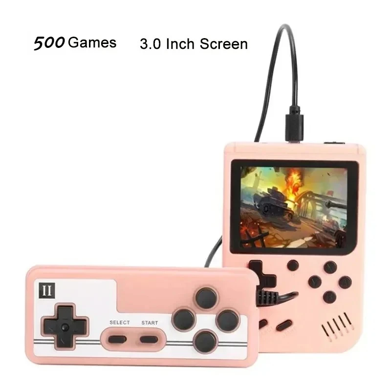 Console de jeux portable rétro avec 500 jeux classiques intégrés_voghion.com