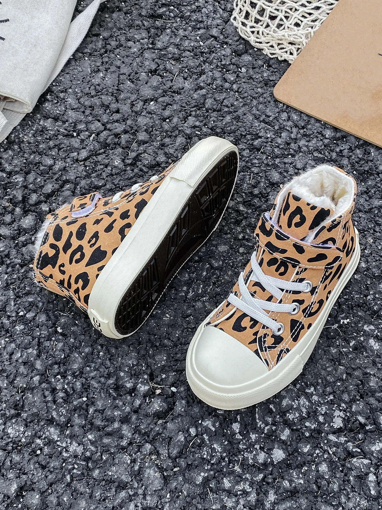 Board Thicken Plush Warm Children Boys Girls Happysteps Square Head Kids Cotton Boots Toddler Winter Shoes Youth Size_desvips.com